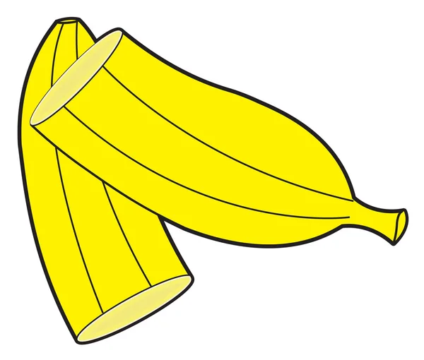 Bananenscheiben-Vektor — Stockvektor