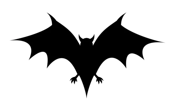 Vampiro murciélago forma vectorial — Archivo Imágenes Vectoriales