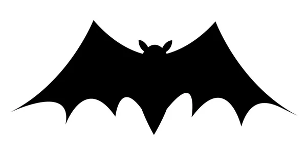 무서운 할로윈 박쥐 모양 — 스톡 벡터