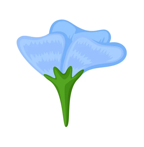 Conception d'élément de fleur bleue — Image vectorielle