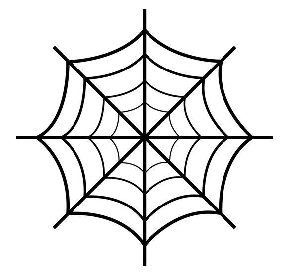 Spider Web Design rétro — Image vectorielle