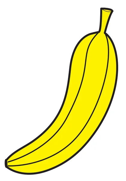 Banana form vektor — Stock vektor