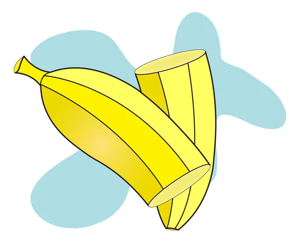 Tranches de banane — Image vectorielle