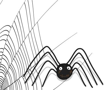 Halloween örümcek karakter
