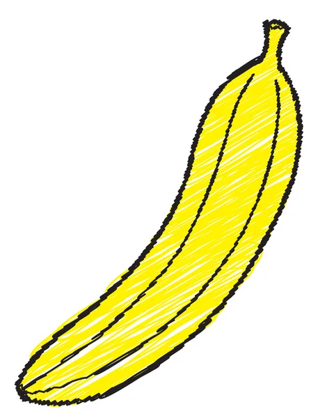 Banana Drawing — Stock Vector