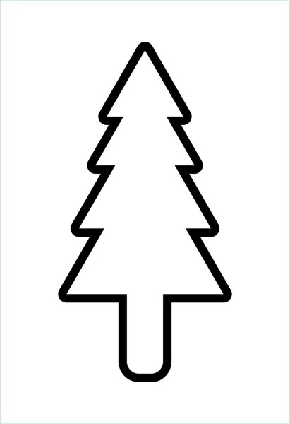 Diseño de forma de árbol de Navidad — Vector de stock