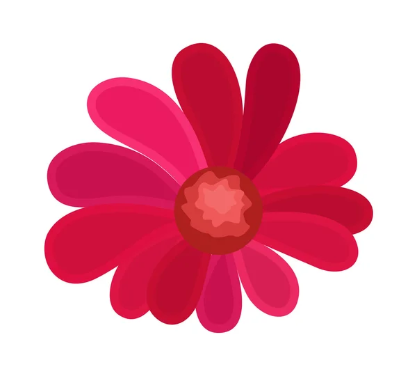 Flor festiva rosa — Vector de stock