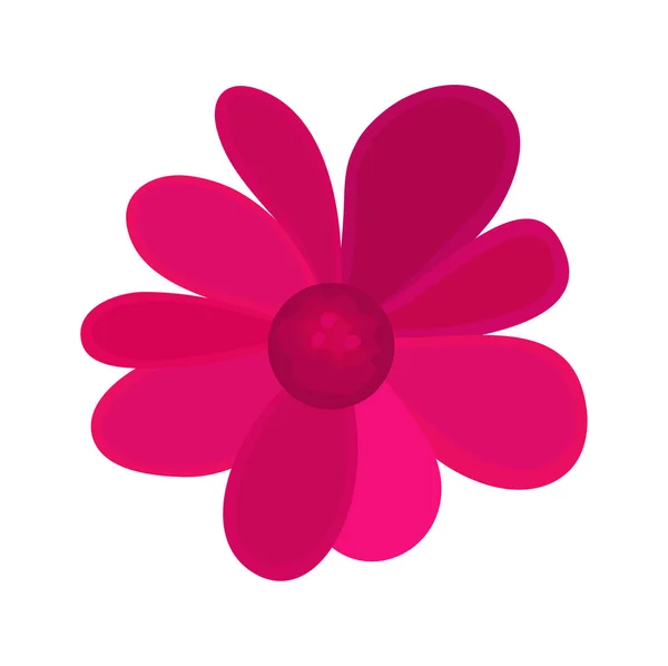 Diseño de vectores de flor rosa — Vector de stock