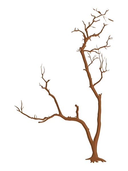 Arbre mort abstrait — Image vectorielle