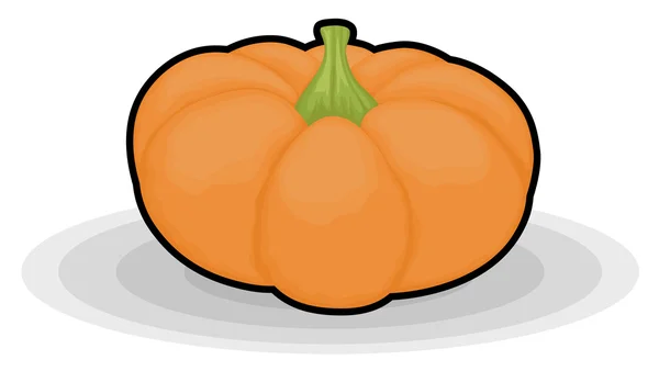 Pumpkin Shape Design — Stock Vector
