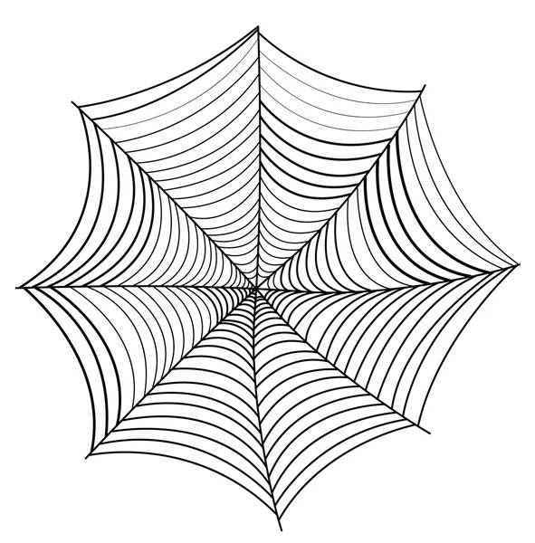 Retrô Spider Web Vector —  Vetores de Stock
