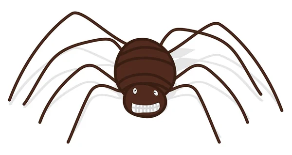 Komik örümcek karakter — Stok Vektör