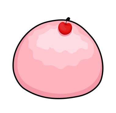 Pembe vanilyalı kek