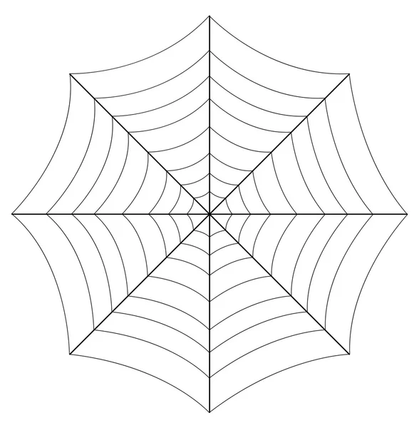 Spider Web Vector Art Design — Stockvector