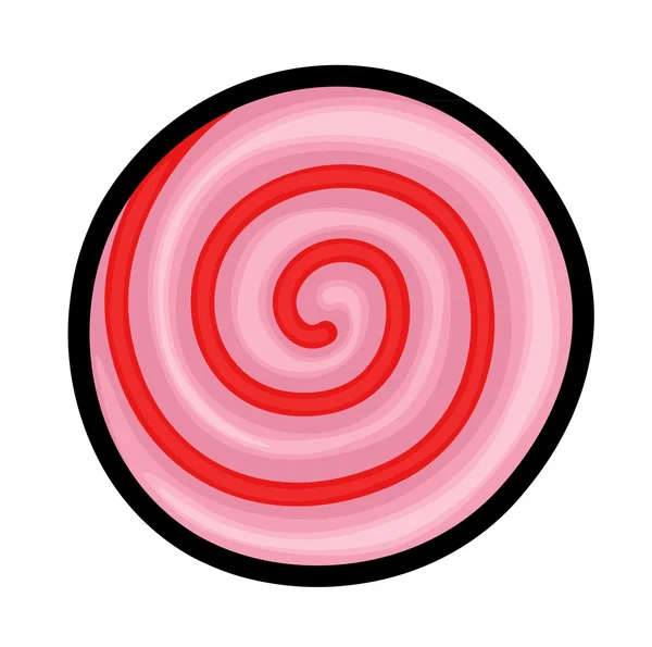 Design a spirale di caramelle — Vettoriale Stock