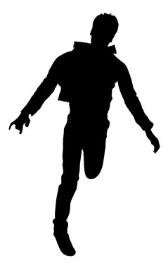 Atlama çocuk şekil