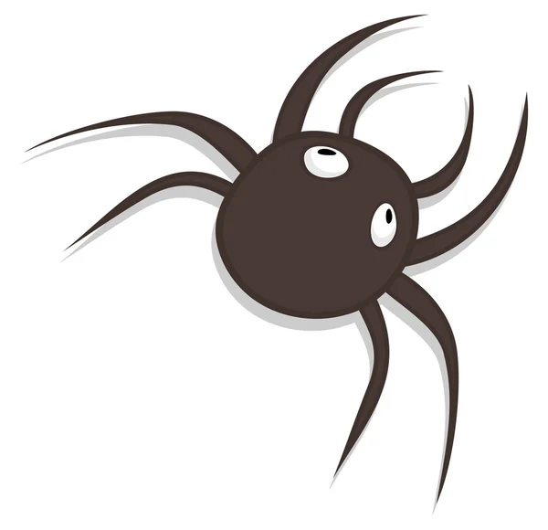 Scary Halloween Spooky Spider — Stockvector