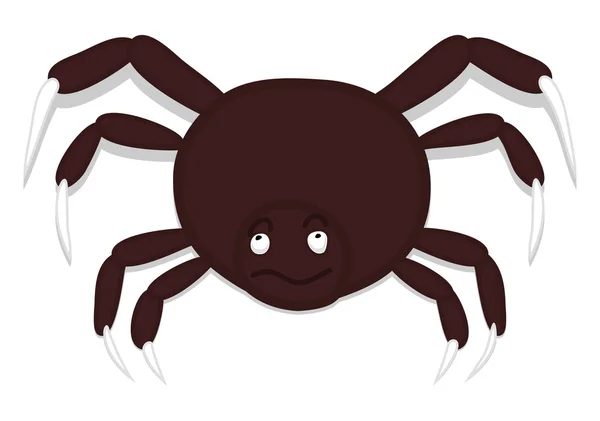 Halloween Dangerous Spider — Stock Vector