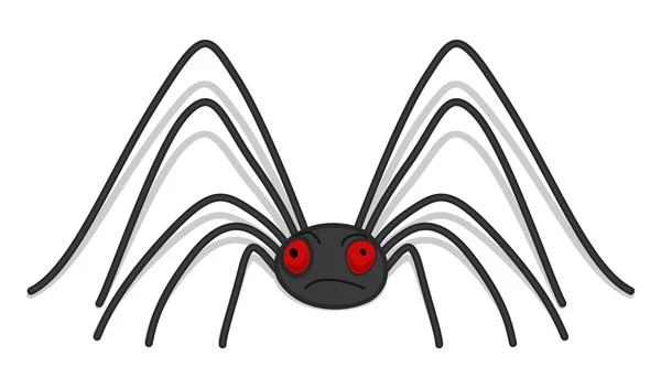Örümcek vektör — Stok Vektör
