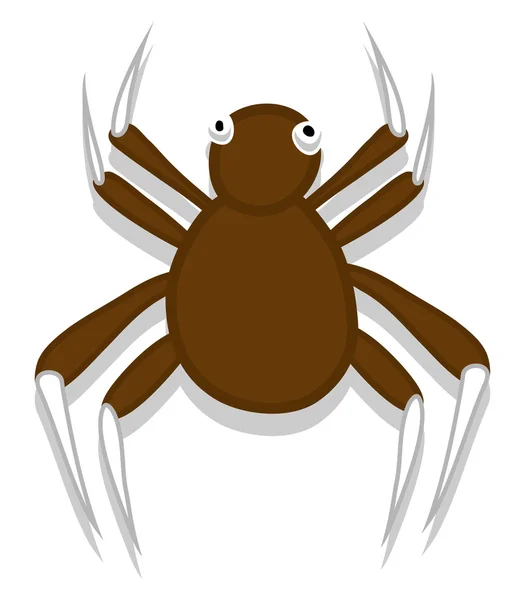 Skrämmande Halloween Spider — Stock vektor