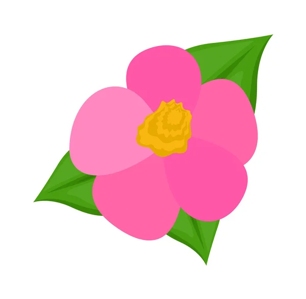 Roze bloem kunst — Stockvector