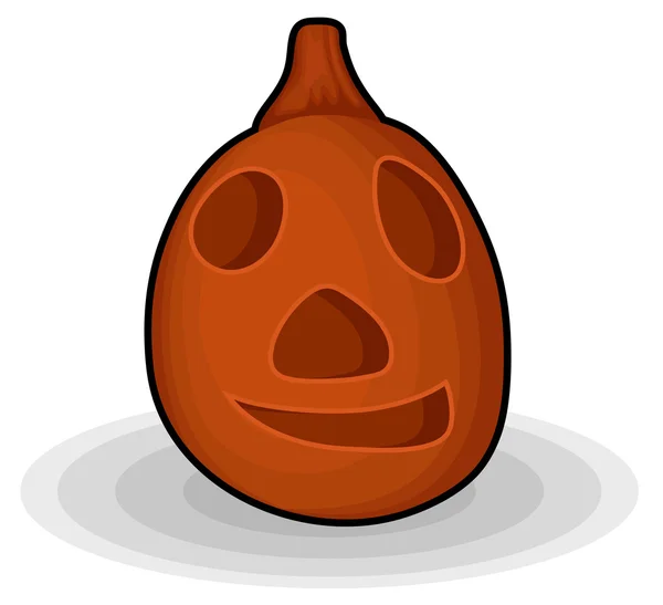 Horrible citrouille d'Halloween — Image vectorielle