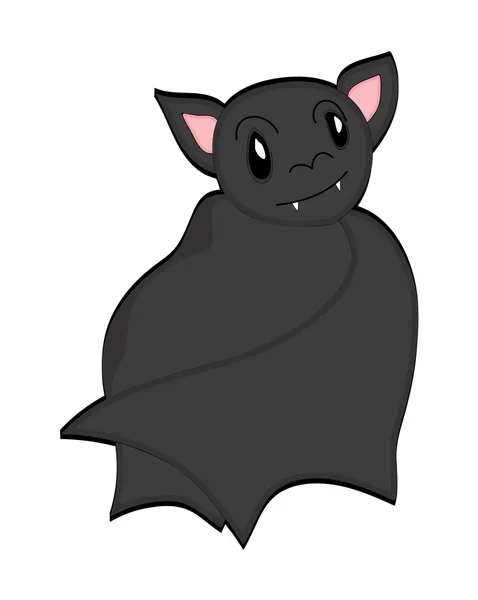 Pájaro murciélago vampiro — Vector de stock
