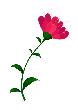 Mor şenlikli çiçek tasarım