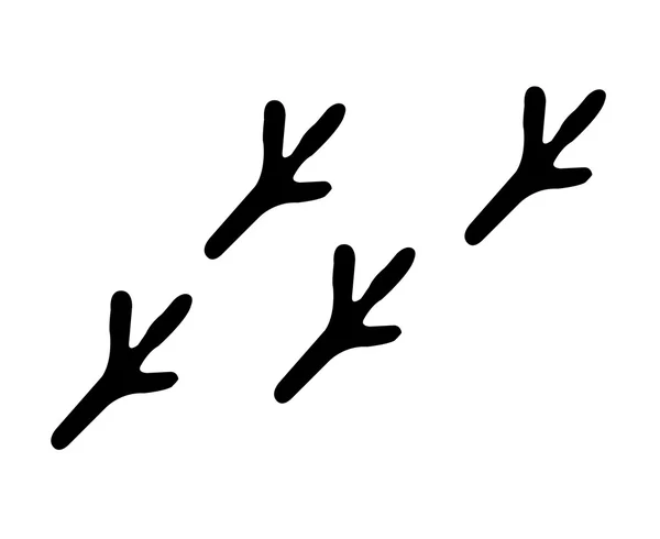 Pattes d'oiseau — Image vectorielle