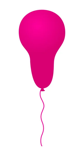 Weicher rosa Ballon — Stockvektor