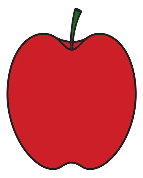 Gestaltung der Apfelform — Stockvektor