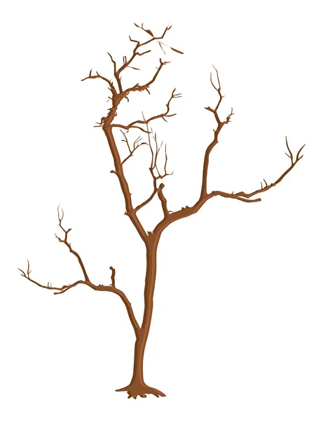Halloween orribile albero morto — Vettoriale Stock