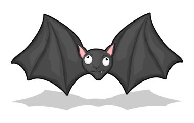 Yarasa vektör uçan