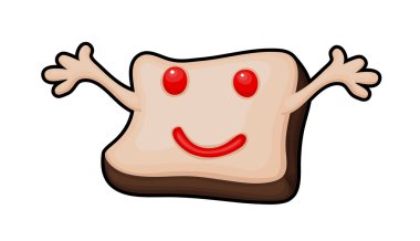 Mutlu sandviç Smiley