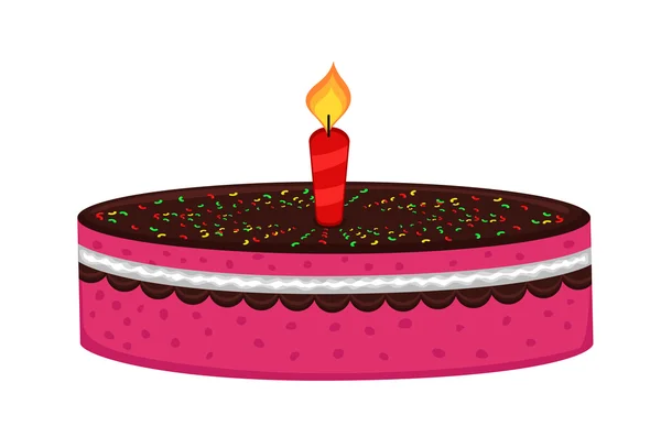 Pastel de Navidad — Vector de stock