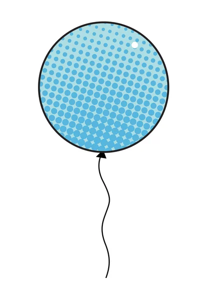 Halftone Texture Balloon — Stock Vector