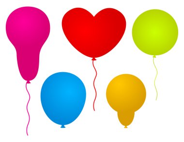 Renkli Festival tasarımlar balonlar