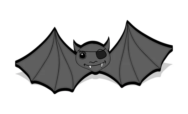 Pirate Bat — Stock Vector