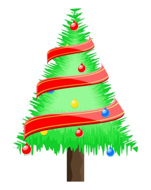 Dekoratif Noel ağacı tasarım