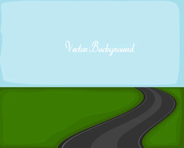 Road Background — Stock Vector