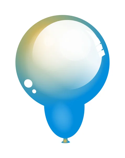 Brillante fiesta globo — Vector de stock