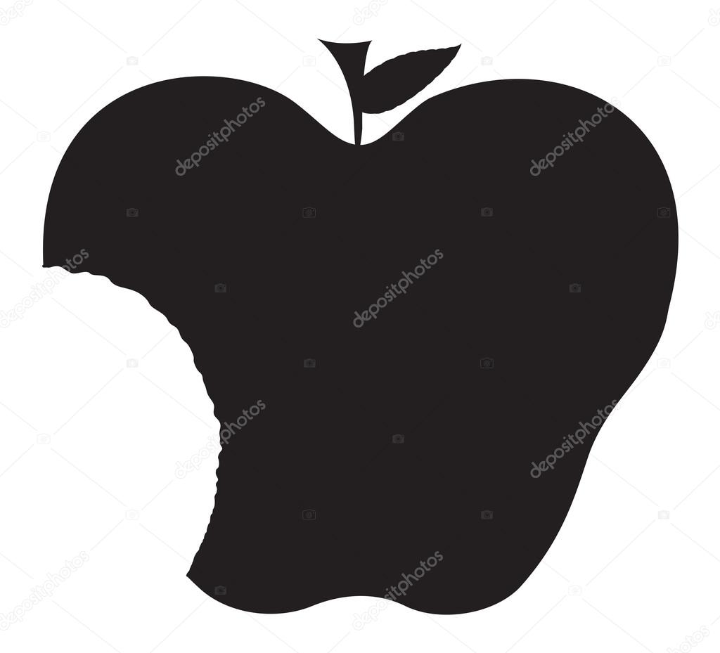 Eaten Black Apple
