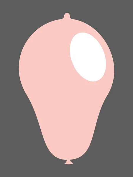 淡粉红色的气球 — 图库矢量图片