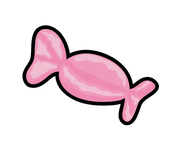 粉红色的太妃糖 — 图库矢量图片