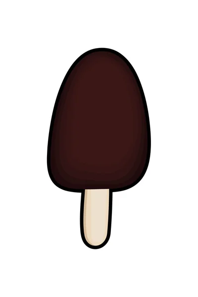 Glace noire — Image vectorielle