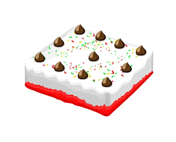 Vector de torta — Vector de stock