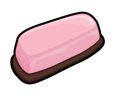 Pembe çikolata tatlı