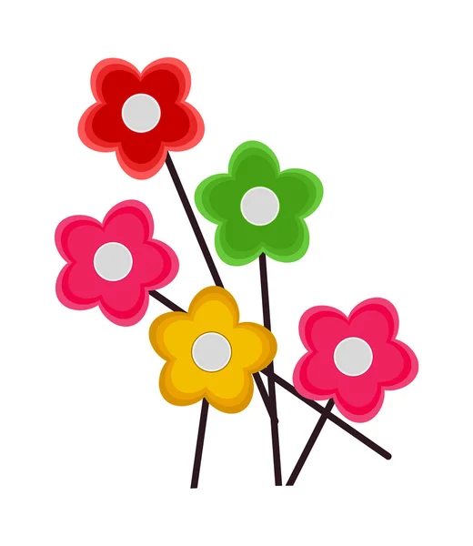 Λουλούδι καραμέλες — Διανυσματικό Αρχείο