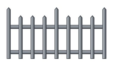 Vintage çit vektör