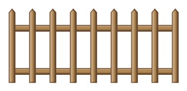 ahşap çit